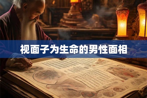 视面子为生命的男性面相