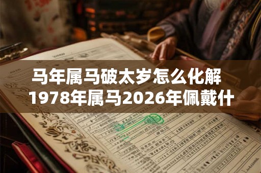 马年属马破太岁怎么化解 1978年属马2026年佩戴什么 马年属马破太岁怎么化解 1978年属马2026年佩戴什么