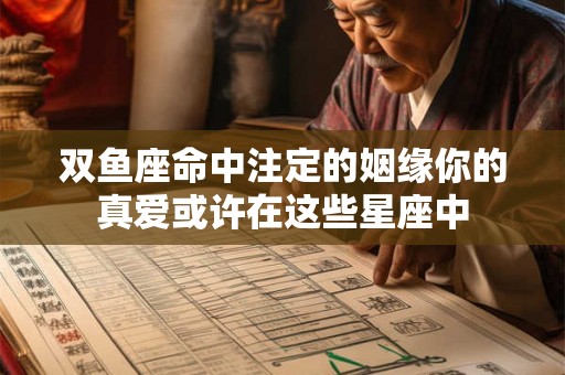 双鱼座命中注定的姻缘你的真爱或许在这些星座中 双鱼座命中注定的姻缘你的真爱或许在这些星座中
