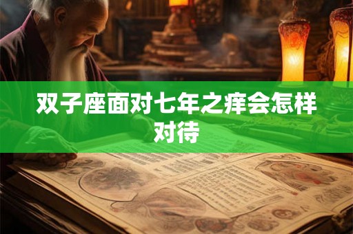 双子座面对七年之痒会怎样对待