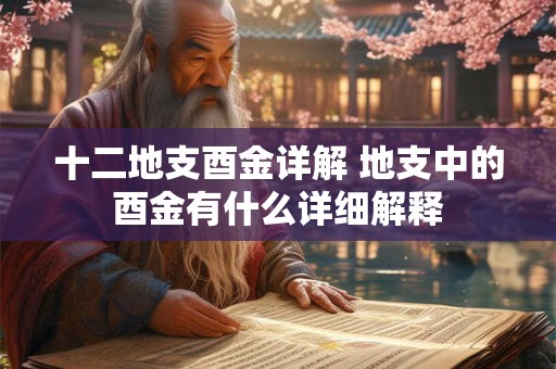 十二地支酉金详解 地支中的酉金有什么详细解释 十二地支酉金详解 地支中的酉金有什么详细解释