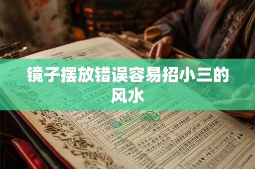 镜子摆放错误容易招小三的风水