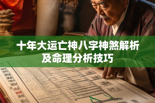 十年大运亡神八字神煞解析及命理分析技巧