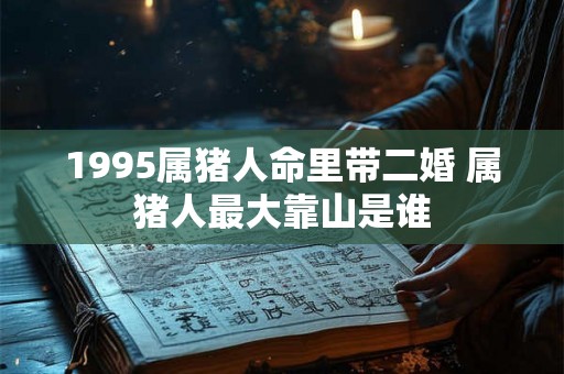 1995属猪人命里带二婚 属猪人最大靠山是谁