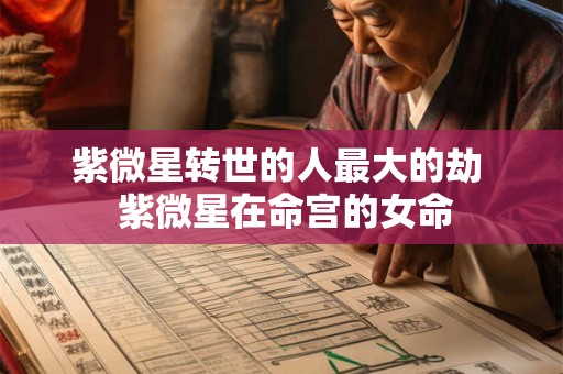 紫微星转世的人最大的劫  紫微星在命宫的女命