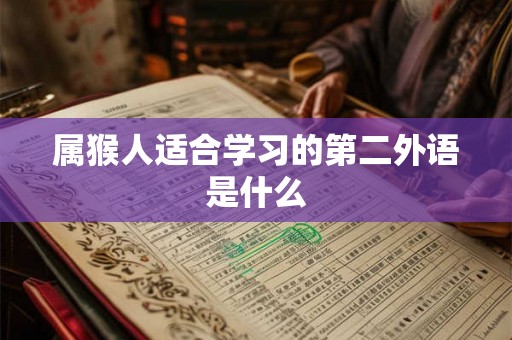 属猴人适合学习的第二外语是什么 属猴人适合学习的第二外语是什么