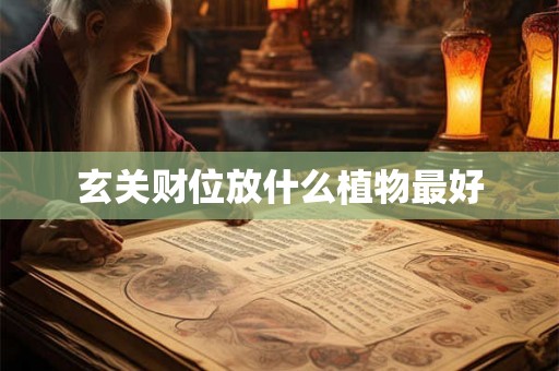 玄关财位放什么植物最好