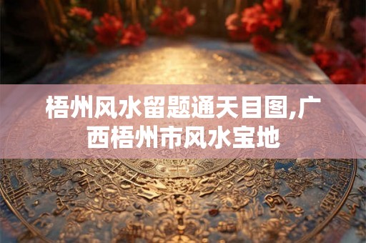 梧州风水留题通天目图,广西梧州市风水宝地