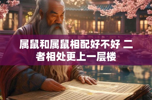 属鼠和属鼠相配好不好 二者相处更上一层楼