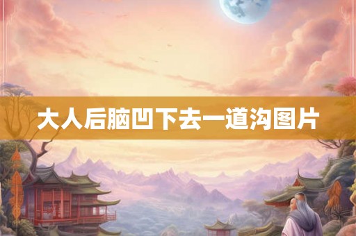 大人后脑凹下去一道沟图片 大人后脑凹下去一道沟图片
