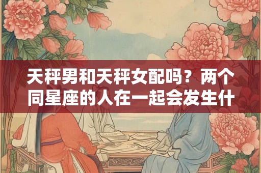 天秤男和天秤女配吗？两个同星座的人在一起会发生什么？