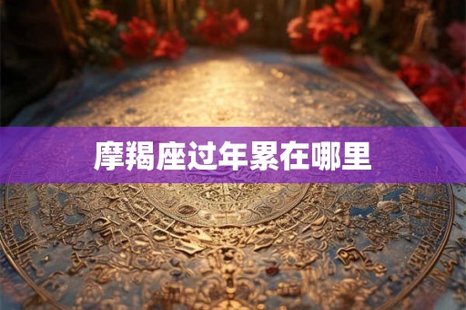 摩羯座过年累在哪里