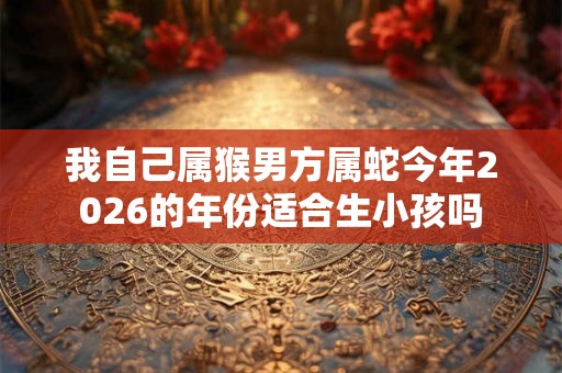 我自己属猴男方属蛇今年2026的年份适合生小孩吗 我自己属猴男方属蛇今年2026的年份适合生小孩吗