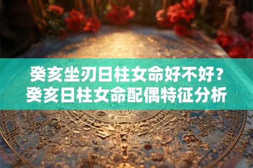 癸亥坐刃日柱女命好不好?癸亥日柱女命配偶特征分析 癸亥坐刃日柱女命好不好?癸亥日柱女命配偶特征分析