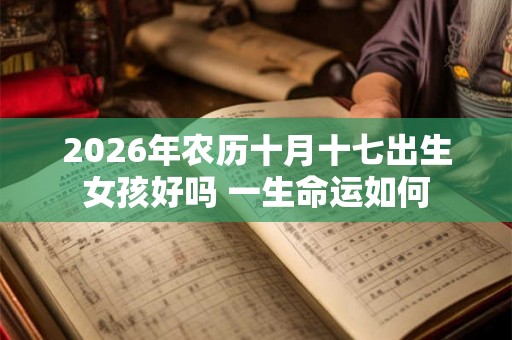 2026年农历十月十七出生女孩好吗 一生命运如何