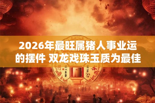 2026年最旺属猪人事业运的摆件 双龙戏珠玉质为最佳
