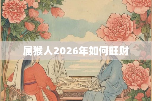 属猴人2026年如何旺财