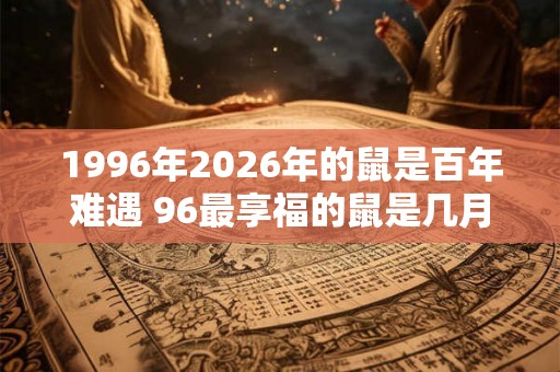 1996年2026年的鼠是百年难遇 96最享福的鼠是几月