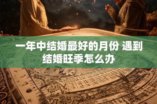 一年中结婚最好的月份 遇到结婚旺季怎么办