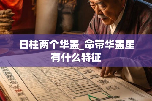 日柱两个华盖_命带华盖星有什么特征