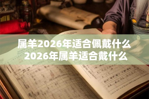 属羊2026年适合佩戴什么 2026年属羊适合戴什么