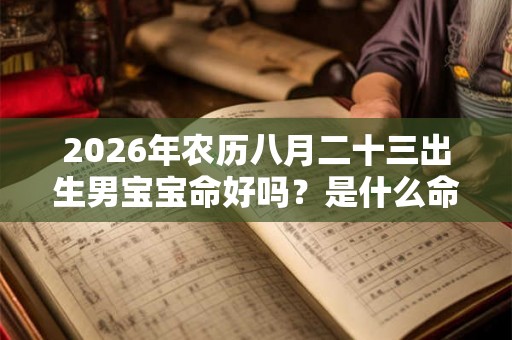 2026年农历八月二十三出生男宝宝命好吗？是什么命？