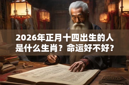 2026年正月十四出生的人是什么生肖？命运好不好？