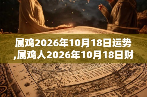 属鸡2026年10月18日运势,属鸡人2026年10月18日财运,生肖鸡2026年10月18日运势