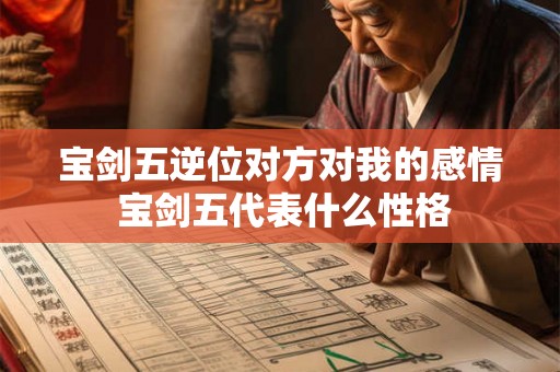 宝剑五逆位对方对我的感情 宝剑五代表什么性格