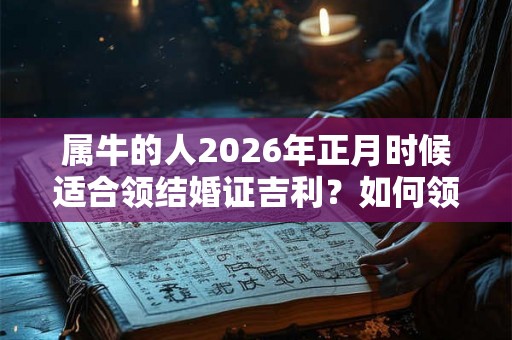 属牛的人2026年正月时候适合领结婚证吉利？如何领结婚证？