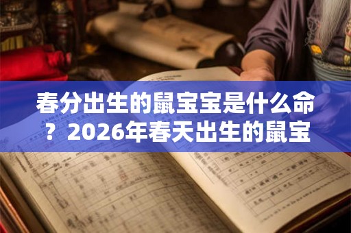 春分出生的鼠宝宝是什么命？2026年春天出生的鼠宝宝乳名小名