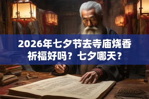 2026年七夕节去寺庙烧香祈福好吗？七夕哪天？