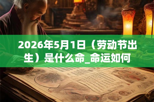 2026年5月1日（劳动节出生）是什么命_命运如何