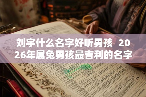 刘宇什么名字好听男孩 2026年属兔男孩最吉利的名字 刘宇什么名字好听男孩 2026年属兔男孩最吉利的名字