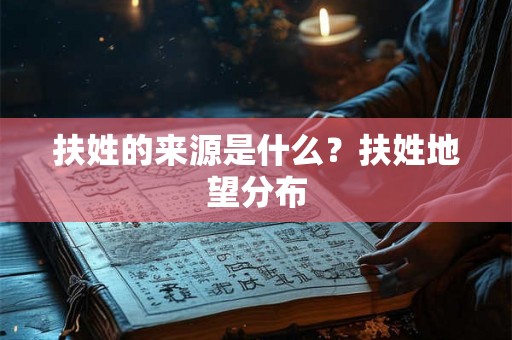 扶姓的来源是什么?扶姓地望分布 扶姓的来源是什么?扶姓地望分布