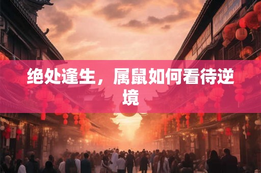 绝处逢生，属鼠如何看待逆境