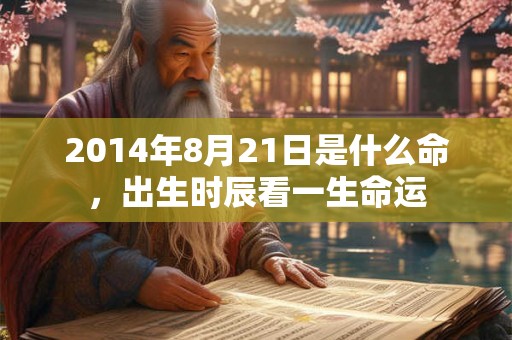 2014年8月21日是什么命，出生时辰看一生命运