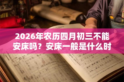 2026年农历四月初三不能安床吗？安床一般是什么时间？