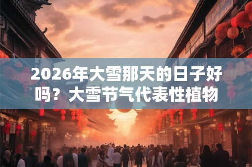 2026年大雪那天的日子好吗？大雪节气代表性植物