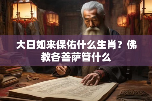 大日如来保佑什么生肖？佛教各菩萨管什么