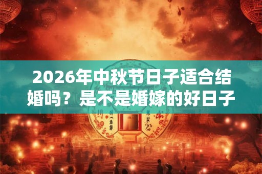 2026年中秋节日子适合结婚吗？是不是婚嫁的好日子？