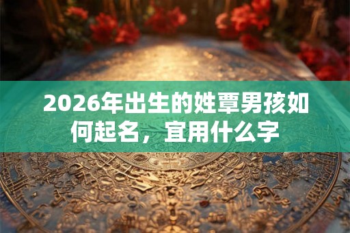 2026年出生的姓覃男孩如何起名,宜用什么字 2026年出生的姓覃男孩如何起名,宜用什么字