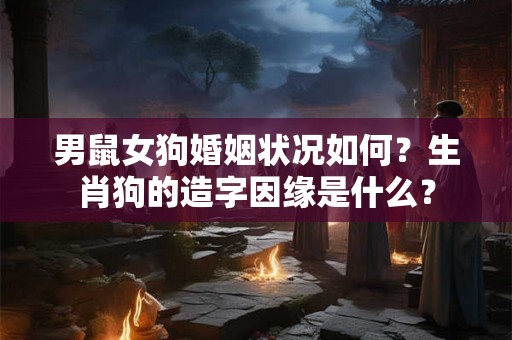 男鼠女狗婚姻状况如何？生肖狗的造字因缘是什么？