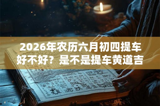 2026年农历六月初四提车好不好?是不是提车黄道吉日? 2026年农历六月初四提车好不好?是不是提车黄道吉日?