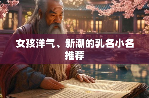 女孩洋气、新潮的乳名小名推荐
