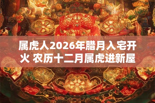属虎人2026年腊月入宅开火 农历十二月属虎进新屋吉日