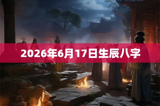 2026年6月17日生辰八字