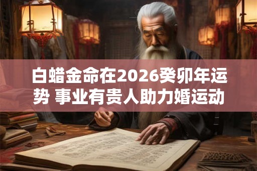 白蜡金命在2026癸卯年运势 事业有贵人助力婚运动荡