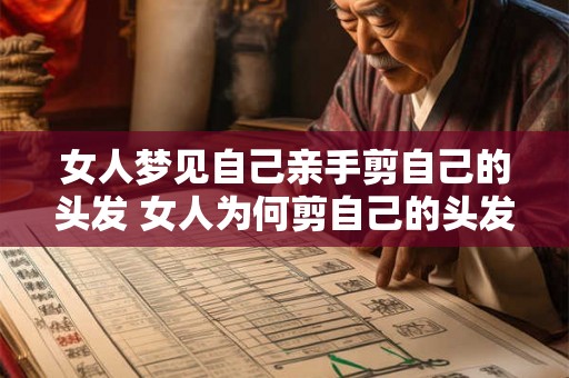 女人梦见自己亲手剪自己的头发 女人为何剪自己的头发