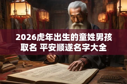 2026虎年出生的童姓男孩取名 平安顺遂名字大全